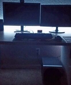 Electriduct Large J Channel Cable Raceway Self Adhesive Desk Cord Organizer and Wire Manager for Computer, Gaming and Entertainment Centers - Black - 48" (4 Feet) Large 48" Raceway 1 41 714mJCWBklL