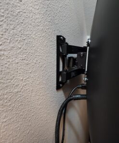 Full Motion TV Monitor Wall Mount Bracket Articulating Arms Swivel Tilt Extension Rotation for Most 13-42 Inch LED LCD Flat Curved Screen TVs & Monitors, Max VESA 200x200mm up to 44lbs by Pipishell 44 714mRHryNpL