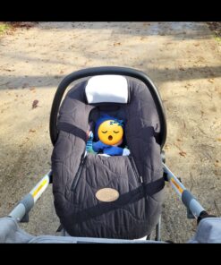 Cozy Cover Infant Car Seat Cover (Black Quilt) - The Industry Leading Infant Carrier Cover Trusted by Over 6 Million Moms Worldwide for Keeping Your Baby Cozy & Warm Black 21 714mpgP0FL