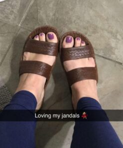 Pali Hawaii Unisex Adult Classic Jandals Sandals 8 Brown 14 714n9DPy2nL 1