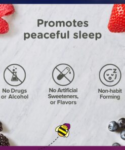 Zarbee's Kids 1mg Melatonin Chewable Tablet, Drug-Free & Effective Sleep Supplement, Easy to Take Natural Grape Flavor Tablets for Children Ages 3 and Up, 30 Count Grape Tablets, 30ct 29 714nDeGOGzL