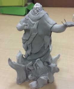 Super Sculpey Medium Gray, Premium, Non Toxic, Medium firmness, Sculpting Modeling Polymer clay, Oven Bake Clay, 1 pound bar. Great for all advanced sculptors, model makers and movie studios Multicolor 50 714nTlWoBfL