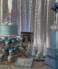 YestBuy 4 Tier Round Acrylic Cupcake Stand with Base, Premium Cupcake Holder, Acrylic Cupcake Tower Display Cady Bar Party Décor – Display for Pastry (4" Between 2 Layers with Base) 4 Tier Round with BASE ( 4" between 2 layers) 29 714nnBQKUML