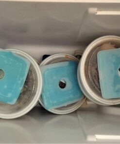 Cool Coolers by Fit + Fresh, 4 Pack Slim Ice Packs, Space Saving Reusable Ice Packs for Lunch Boxes or Coolers, Single Pack Pack of 4 45 714nqY2JxWL