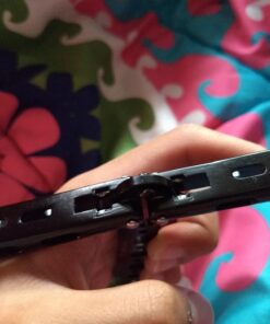 Anlado Balisong Butterfly Knife Trainer Practice with O-ring Latch - Enhanced Version - Black Metal Steel - no Offensive Blade - for Beginner, Children, Butterfly Knives Lover and more 19 714oOc3aCwL