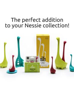 OTOTO Nessie Ladle Spoon - Turquoise Cooking Ladle - Cooking Gifts - Use for Serving Soup, Stew, Gravy & Chili - High Heat Resistant Loch Ness Stand Up Soup Ladle 31 714ofphIpL