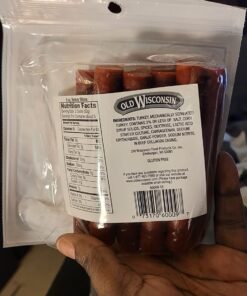Old Wisconsin Turkey Sausage Snack Sticks, Naturally Smoked, Ready to Eat, High Protein, Low Carb, Keto, Gluten Free, 6 Ounce Resealable Package 27 714pmcKDy9L