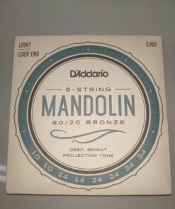 D'Addario EJ62 80/20 Bronze Mandolin Strings, Light, 10-34 9 714qSmuhrtL
