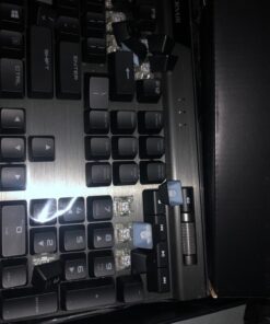 Corsair K95 RGB Platinum Mechanical Gaming Keyboard - 6x Programmable Macro Keys - USB Passthrough & Media Controls - Fastest Cherry MX Speed - RGB LED Backlit - Aluminum Finish Gunmetal 41 714qgOk9o L 1