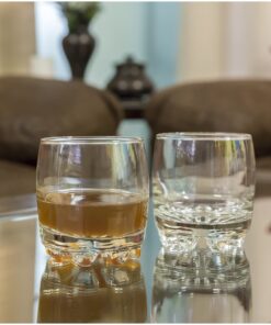 Bormioli Rocco Galassia Rocks Glasses (Set of 4), 10 oz, Clear 13 714r6abNuL