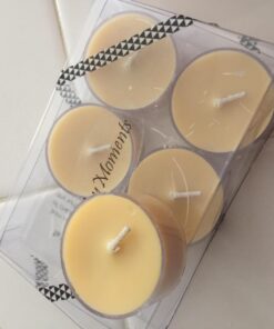 Beeswax Tea Light Candles - 100% Pure Natural Refined with Chemical Free Cotton Beeswax Wick *BONUS* Get a free DRIPLESS beeswax lighter Wick MADE IN USA 10 27 714rmbAE4bL