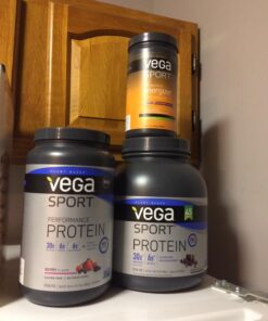 Vega Sport Premium Vegan Protein Powder, Berry - 30g Plant Based Protein, 5g BCAAs, Low Carb, Keto, Dairy Free, Gluten Free, Non GMO, Pea Protein for Women & Men, 1.8 lbs (Packaging May Vary) 19 Servings (Pack of 1) 28 714rtisOghL