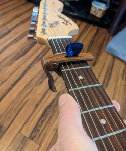 Capo Guitar Capo with Pick Holder for Acoustic and Electric Guitar, Ukelele, Bass, Banjo with Guitar Picks (rose wood) rose wood 41 714sb gUiIL