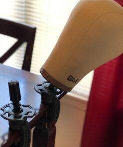 Teenitor Wig Mannequin Head Stand, 2 Pack Cosmetology Manikin Stand Mannequin Head Holder Clamp Black Wig Stand Holder 41 714tDWx0RSL