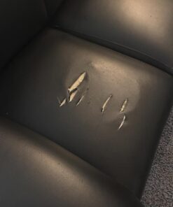 MastaPlasta Original Self-Adhesive Leather Repair Patch - Black 11" x 8" (28 x 20 cm), Instant Upholstery-Quality Scratch & Tear Repair for Sofas, Car Interiors, Bags, Vinyl & More A Black Leather 55 714txMGh4FL