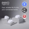 Amazon eero 6 mesh Wi-Fi system | Supports speeds up to 500 mbps | Connect to Alexa | Coverage up to 4,500 sq. ft. | 3-pack, one router + two extenders, 2020 release Router + Extender 2 714u2Fi8EuL