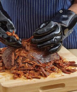 Mr. Bar-B-Q 40111Y Insulated BBQ Gloves | Waterproof Grilling Gloves | Light & Flexible Rubber Gloves | Soft Lining for Added Comfort 8 714uB3c KxL