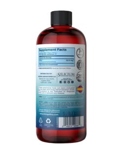 Living Silica Collagen Booster Liquid | Vegan Collagen Boosting Drink | Supports Healthy Collagen and Elastin Production for Joint & Bone Support, Glowing Skin, Strong Hair & Nails. 16.9 oz 16.9 Fl Oz (Pack of 1) 12 714uCcSBhcL