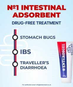 Alternative view of ENTEROSGEL Toxin Binding Gel for Cleansing the Gut 225g (Pack of 2)