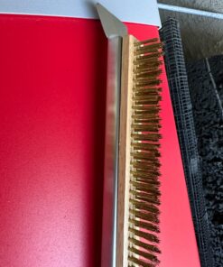 Senwosa 26” Pizza Oven Brush with Stone Scraper - Stainless Steel Bristles, Long Handle, Heat-Resistant - Compatible with Ooni Ovens - Includes Spare Head 49 714uWuvI3oL