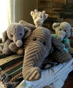 ebba™ Playful Lil Benny Phant™ Baby Stuffed Animal - Soft & Cuddly Toy - Imaginative Play - Gray 10 Inches Jungle 10-Inches 35 714ua3S9s L