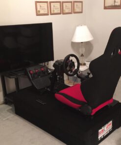 OpenWheeler Advanced Racing Simulator Seat Driving Simulator Gaming Chair with Gear Shift Mount Red 42 714ud17oRtL