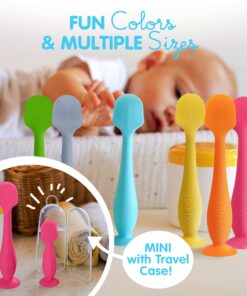 Bumco Baby Diaper Rash Cream Applicator - Baby Bum Brush Diaper Cream Spatula for Butt Paste Diaper Cream - Newborn Baby Essentials, Perfect for Baby Registry, Baby Shower Gifts - Pink 26 714ukm8OitL