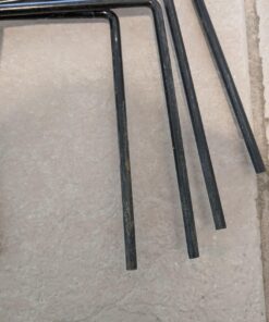 Ashman Shepherd's Hooks 35 Inch (12 Pack), Black, Made of Premium Metal for Hanging Solar Lights, Bird Feeders, Mason Jars, Christmas Lights, Lanterns, Garden Stakes and Wedding Décor. 12 Pack 41 714urqOIPeL