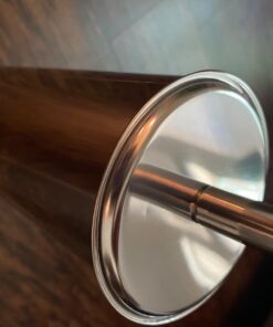 Home Intuition Modern Toilet Brush & Holder Set, Bathroom Bowl Scrubber with Holder, 2 Pack Chrome 24 714vOuh pqL