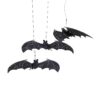 Fun Express - Hanging Bats (3pc) for Halloween - Party Decor - Hanging Decor - Misc Hanging Decor - Halloween - 3 Pieces