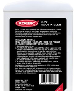 Roebic K-77 Root Killer for Sewer and Septic Systems, Clears Pipes and Stops New Growth, Safe for All Plumbing 10 714vbs1ZvCL