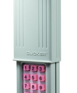 CHAMBERLAIN Clicker Keyless Entry KLIK2U-P2, Works with Chamberlain, LiftMaster, Craftsman, Genie and More, Security +2.0 Compatible Garage Door Opener Keypad, White 43 714x8QowCL