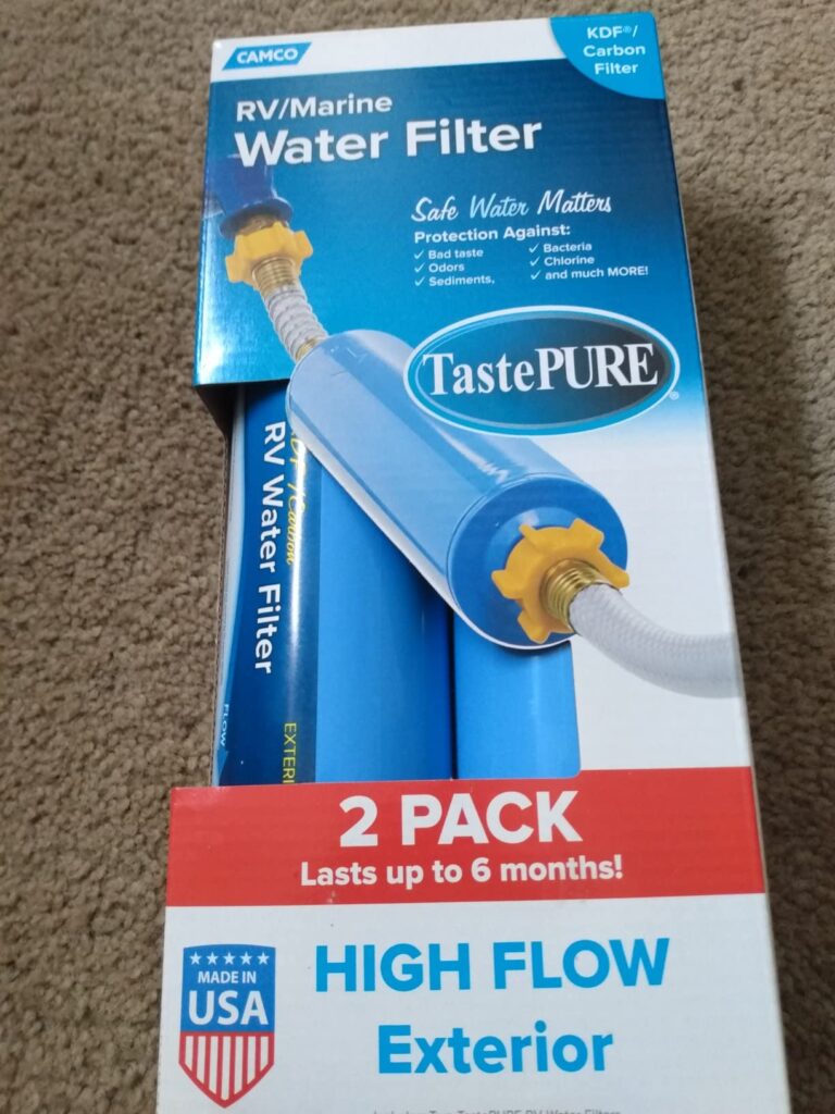 Camco TastePURE Camper/RV Water Filter Inline Water Filter Reduces