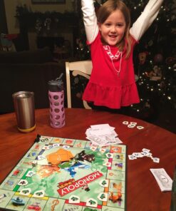 Hasbro Gaming Monopoly Junior Board Game for Kids Ages 5 and Up, 2-4 Players, Family Games 37 714xtrelkuL