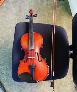 Bunnel Premier Violin Clearance Outfit 4/4 Full Size - Carrying Case and Accessories Included - Solid Maple Wood and Ebony Fittings By Kennedy Violins 4/4 (Full) 54 714zBLdWxL