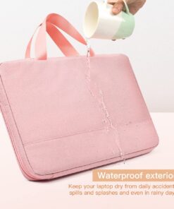 15.6 Inch Laptop Sleeve Case for Acer Aspire 5 15.6, Acer Chromebook 15, Lenovo Yoga 720/730 15.6, Lenovo IdeaPad 3 15.6, HP Envy/Spectre x360, MSI GL62M, Water Resistant Notebook Case, Pink 15.6 Inch 19 714zHTEHx9L