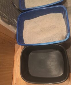 Pureness Giant Cat Litter Pan, Assorted Colors 43 714zW2wpClL