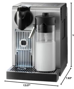 Nespresso Lattissima Pro Espresso Machine by De'Longhi with Milk Frother, Silver 26 715 1TunWQL