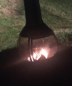 Deckmate Corona 3 Ft. High Outdoor Steel Chimenea Fireplace Model 28063 31 715 XbfvX6L