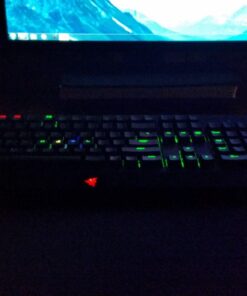 Razer BlackWidow Chroma: Clicky RGB Mechanical Gaming Keyboard - 5 Macro Keys Green Mechanical Switches (Tactile and Clicky) 40 7150ju6qKVL