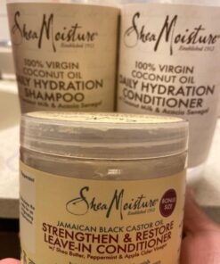 Shea Moisture Leave in Conditioner with Jamaican Black Castor Oil for Hair Growth, Strengthen & Restore, Vitamin E, Curly Hair Products Safe for use on Hair Color, 15 Oz 15 Fl Oz (Pack of 1) 43 7150sNoLKEL