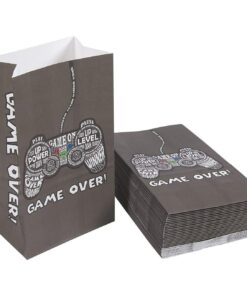 BLUE PANDA Gamer Party Favor Bags, Video Game Party Supplies (5 x 8.5 x 3 in, 36 Pack) 29 7151BS7JbWL