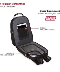 SwissGear ScanSmart Laptop Backpack - Black 14 7151PSXX6OL