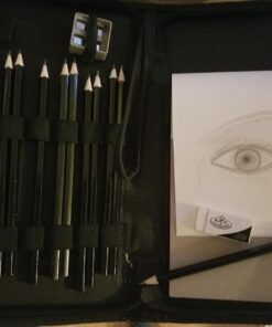 Drawing and Sketching Pencil Set In Zippered Carrying Case 16 Piece Set 31 7151pufVmJL