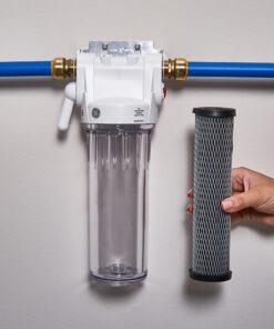 GE FXWTC Whole Home System Replacement Filter Set, Pack of 2 - NSF Certified: Reduces Chlorine, Sediment, Rust & Other Impurities - Replace Every 3 Months for Best Results (replaces 910163) 1 Count (Pack of 2) 9 71524CYraOL