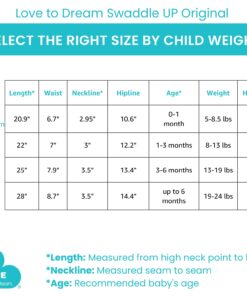 Love to Dream Swaddle UP, Baby Sleep Sack, Self-Soothing Swaddles for Newborns, Improves Sleep, Snug Fit Helps Calm Startle Reflex, New Born Essentials for Baby, 13-19 lbs, Gray Medium (13-19 lbs.) 29 71532D8RwL