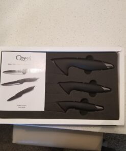 Ozeri Elite Chef Black 3-Piece Ceramic Knife Set 3-Piece Set 48 7153aGpwrXL