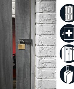 Master Lock 150D Brass Padlock, Silver 16 7153aeSVzRL