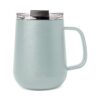 Simple Modern Travel Coffee Mug with Lid and Handle | Reusable Insulated Stainless Steel Coffee Tumbler Tea Cup | Gifts for Women Men Him Her | Voyager Collection | 12oz | Sea Glass Sage -Sea Glass Sage 46 7153cncdnsL