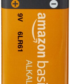 Amazon Basics (Pack of 8) 9 Volt Alkaline Performance All-Purpose Batteries, 5-Year Shelf Life, Packaging May Vary 1 Count (Pack of 8) 20 7153efsntQL